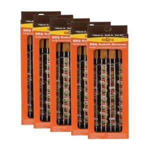 Grill Mastery: Mr. Bar-B-Q 4 Pk Double Prong Kabob Skewers Pack of 4